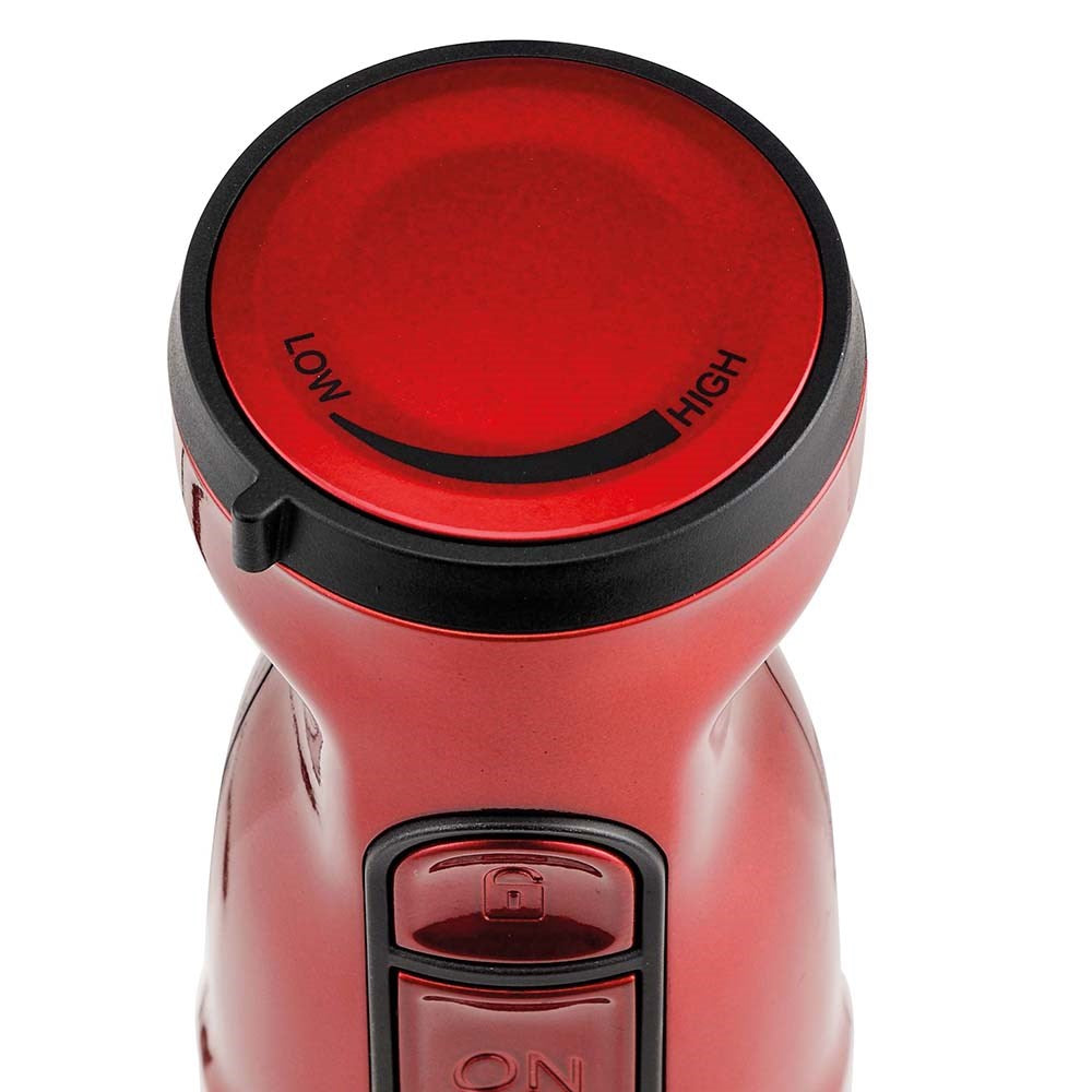 Stavblender i smart rødt design fra Homa