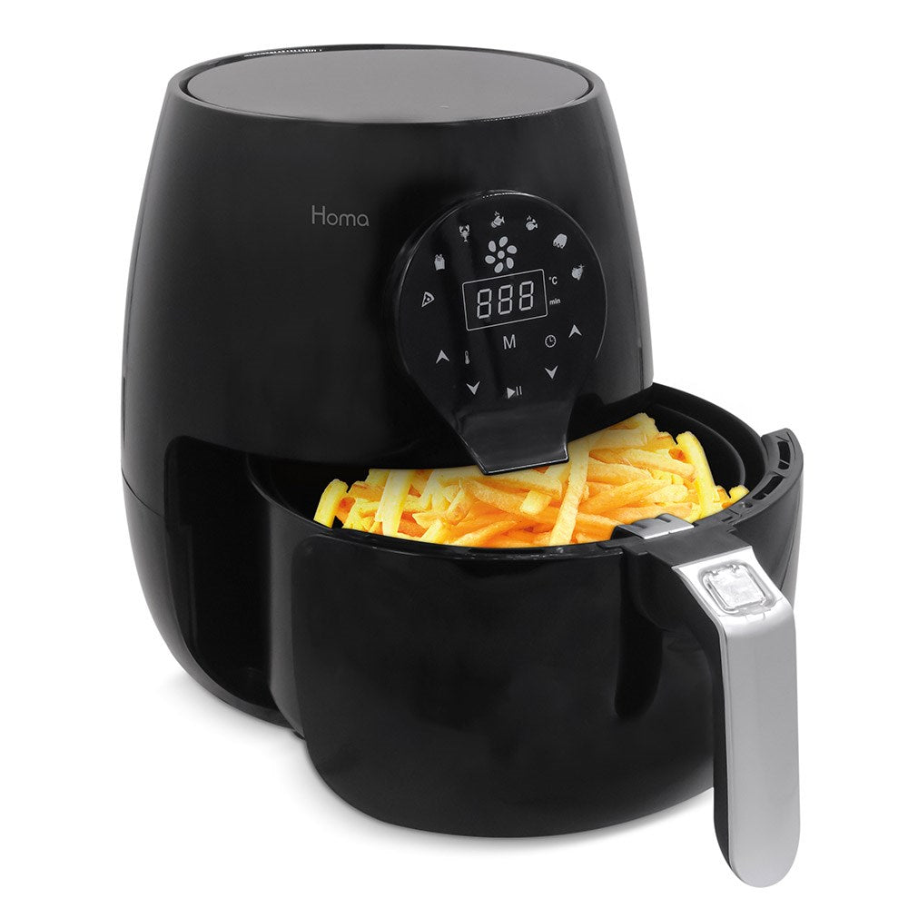 Air Fryer fra Homa 3,5 liter. Elektronisk med 7 programmer og non-stick belægning