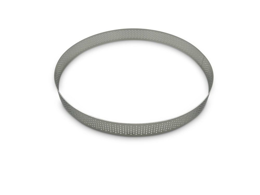 Perforeret tærtering, Ø 10 cm, 4 stk. fra Kokkens Køkkengrej