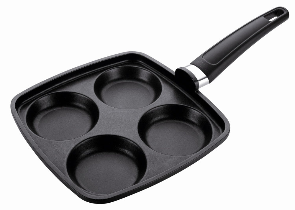 Stegepande til blinis, spejlæg eller hakkebøffer