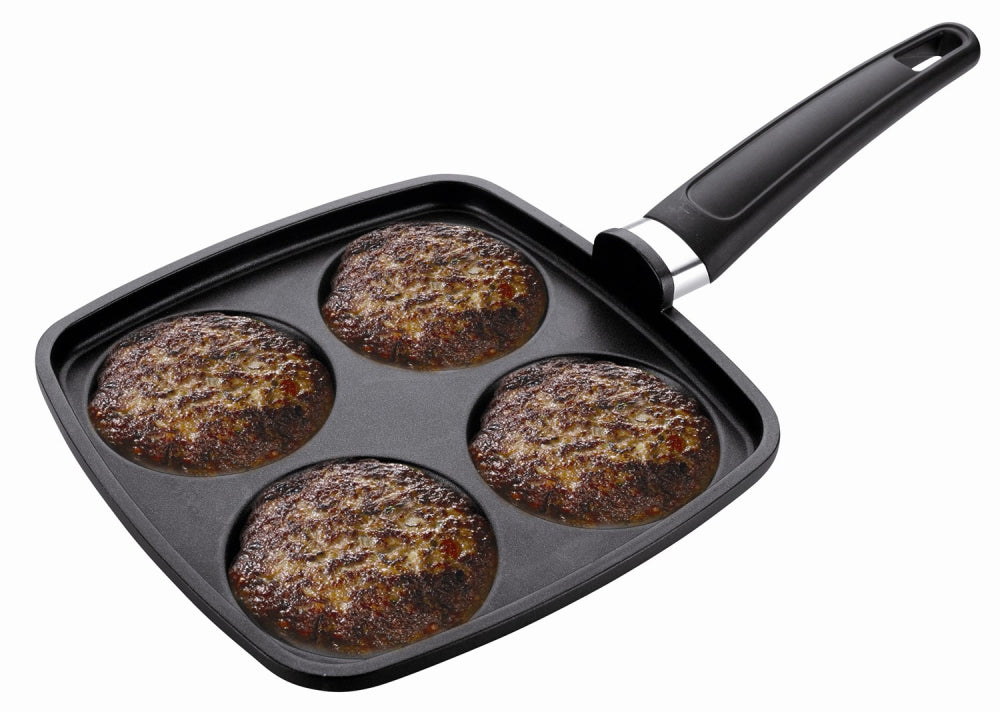 Stegepande til blinis, spejlæg eller hakkebøffer