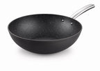 WOK 30 cm. med fantastisk 3D belægning.