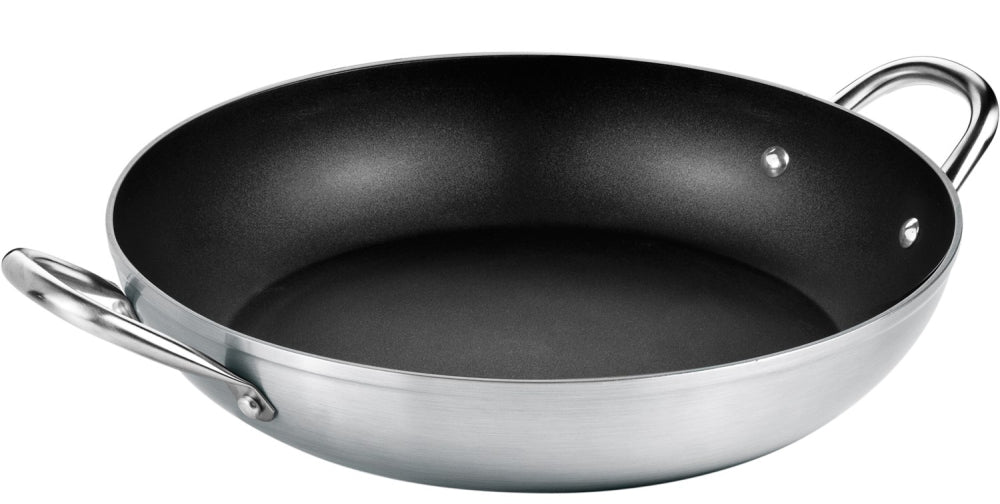 Stegepande 32 cm. med 2 håndtag og non-stick belægning.