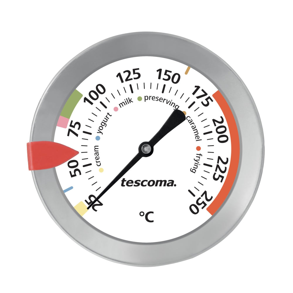 Køkkentermometer med clips, 25-250 grader Celcius