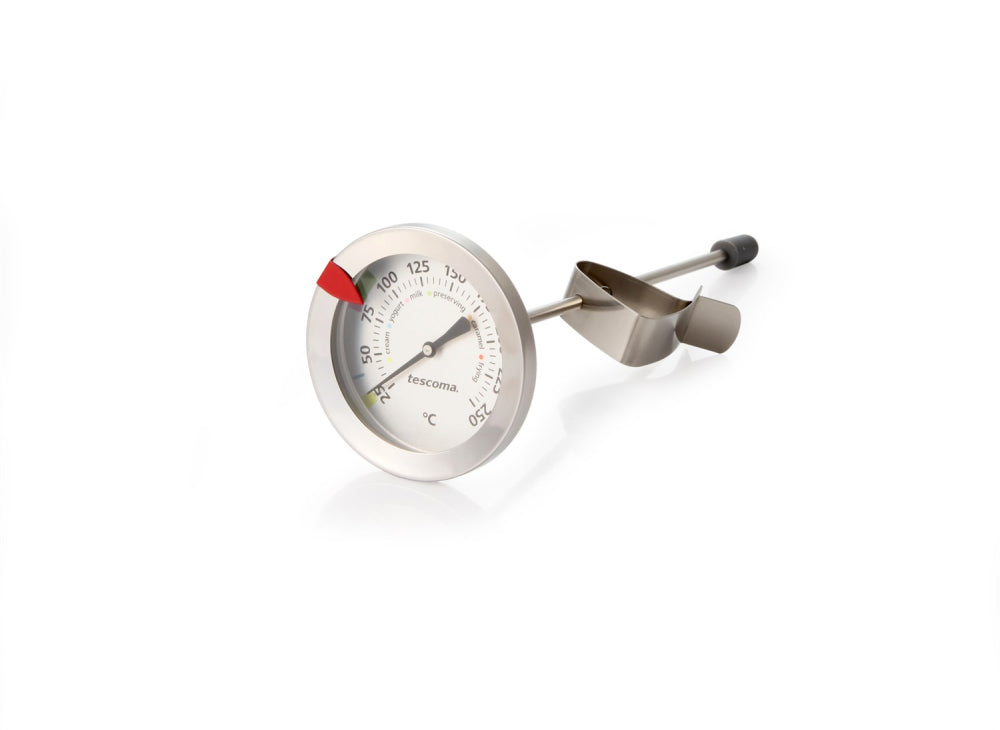 Køkkentermometer med clips, 25-250 grader Celcius