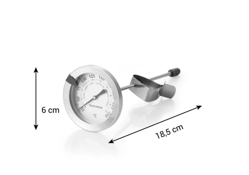 Køkkentermometer med clips, 25-250 grader Celcius