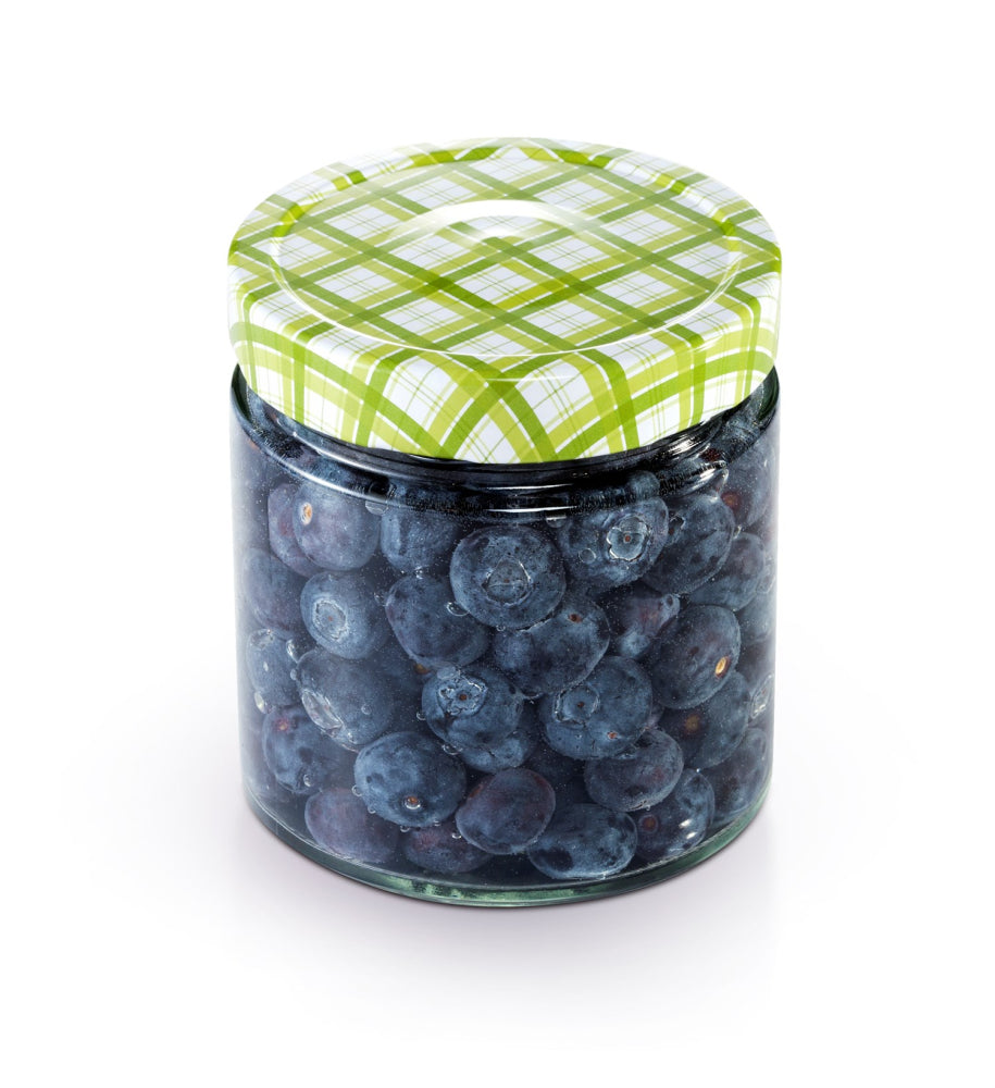 Patent glas med låg til marmelade, henkogning eller lignende, 400 ml, 3 stk.