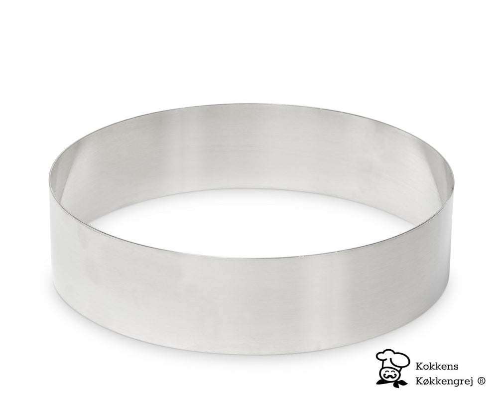 Anretterring / Kagering / Moussering, Ø20 cm. H6 cm fra Kokkens Køkkengrej
