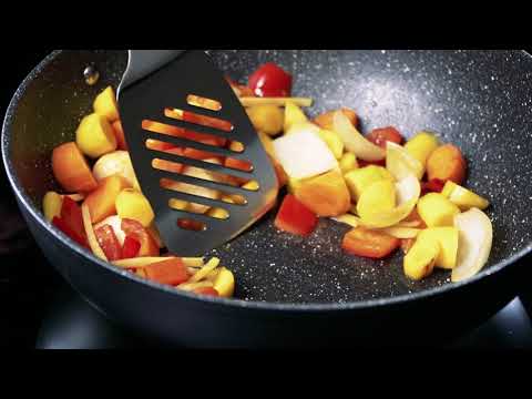 Video: WOK 30 cm. med fantastisk 3D belægning.