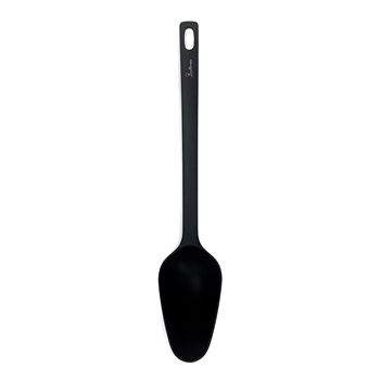 Serverigsske i sort plastik, 32,8 cm lang
