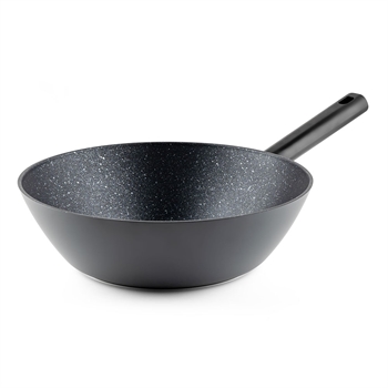 Wokpande i smedet aluminium – 30 cm – høj kvalitet og perfekt varmefordeling