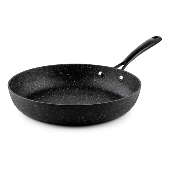 Stegepande i smedet aluminium – 28 cm – stilrent design og 3D non-stick belægning