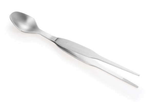 Smageske og pincet, 17 cm