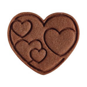 Udstikker form til småkager med flotte hjerte motiver