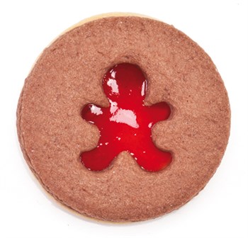 Udstikker sæt til småkager med  6  julemotiver