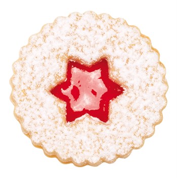 Udstikker sæt til småkager med  6  julemotiver