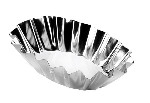 Oval linse form og tærteform, 6 stk. 6×10 cm. – Billig fragt
